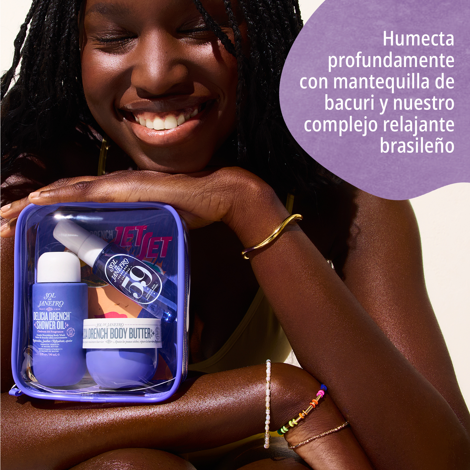 DELÍCIA DRENCH™ JET SET ( SET DE RUTINA HIDRATANTE)
